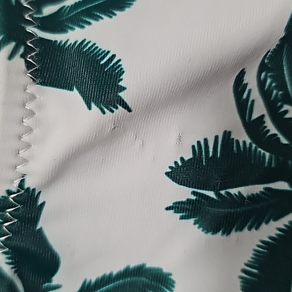 2-Piece Palm Tree/Green  Swimsuit Medium - Picture 8 of 10